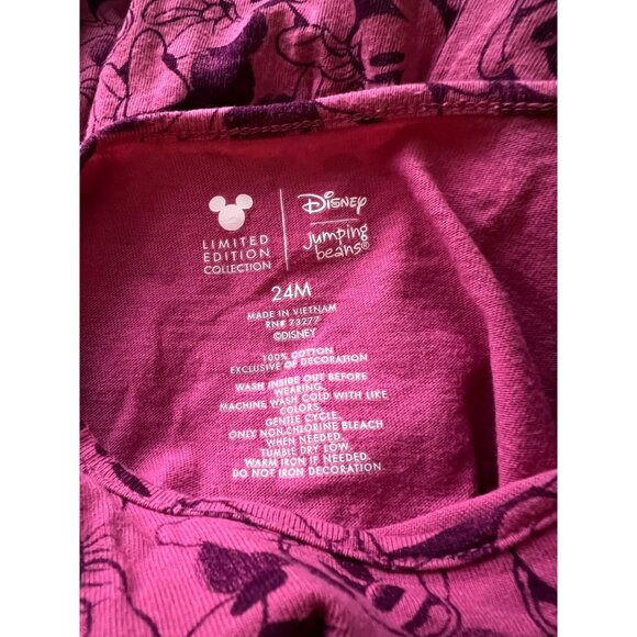 Disney Jumping Beans Minnie Mouse Dress Girls Size 24 months Limited Edition Lon - Picture 4 of 4